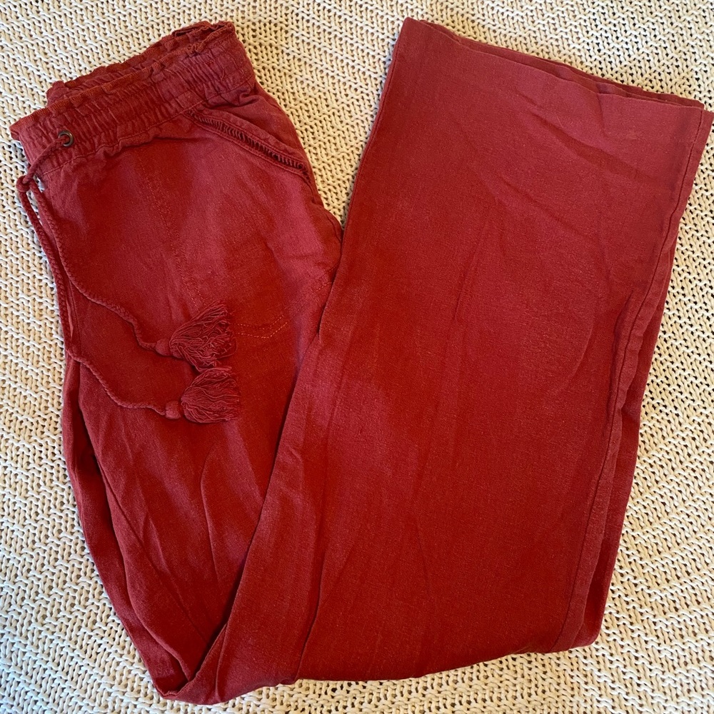 Boho linen pants